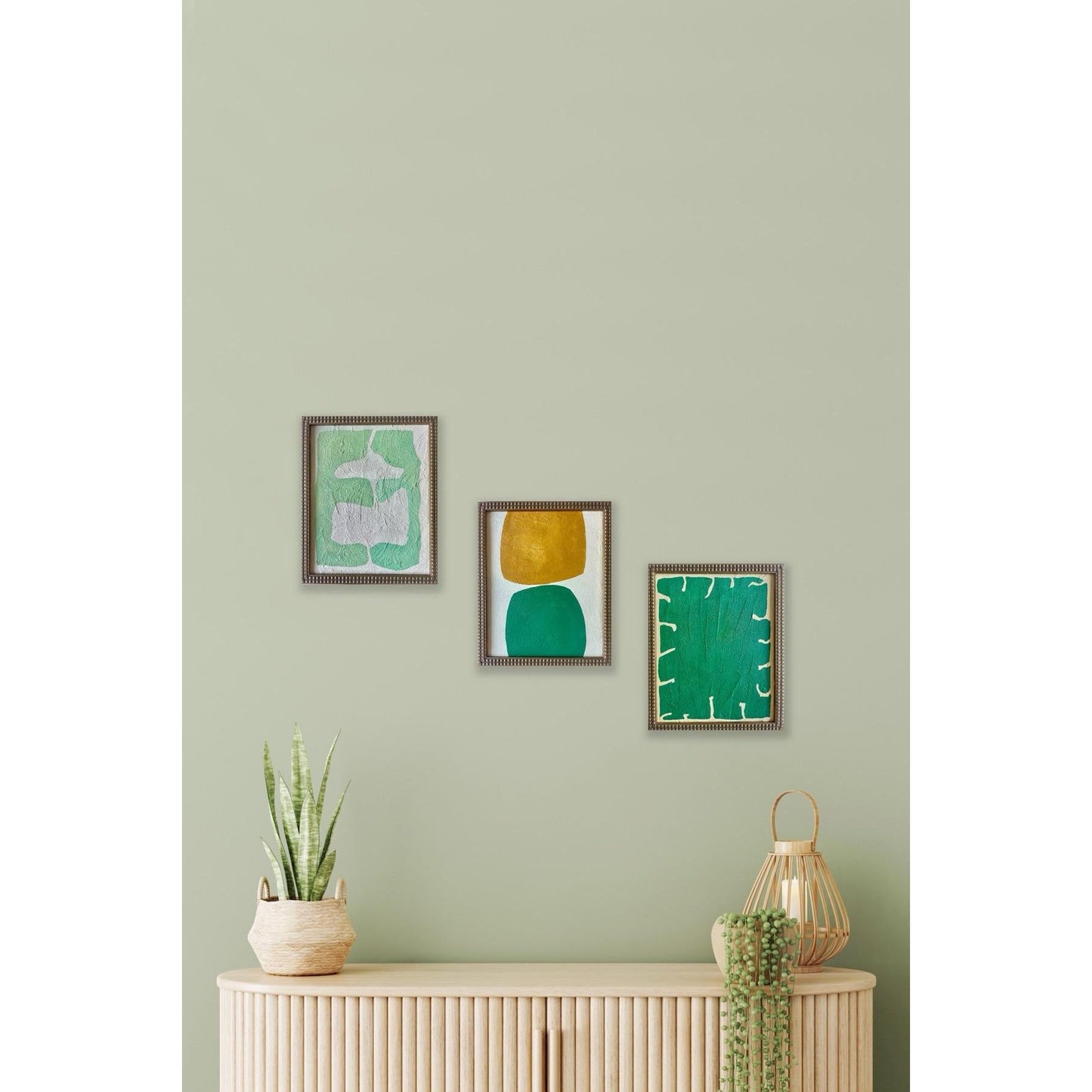2025 Contemporary Summer Green Gallery Wall Collection