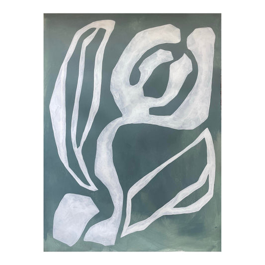 2026 "Orchidea" Abstract Botanical Painting on Cotton Paper