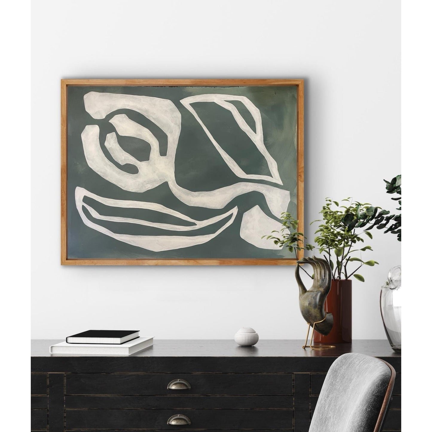 2026 "Orchidea" Abstract Botanical Painting on Cotton Paper