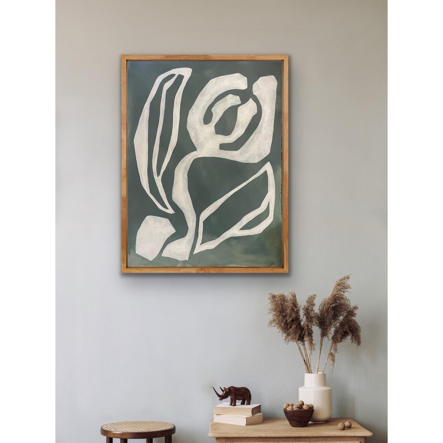 2026 "Orchidea" Abstract Botanical Painting on Cotton Paper