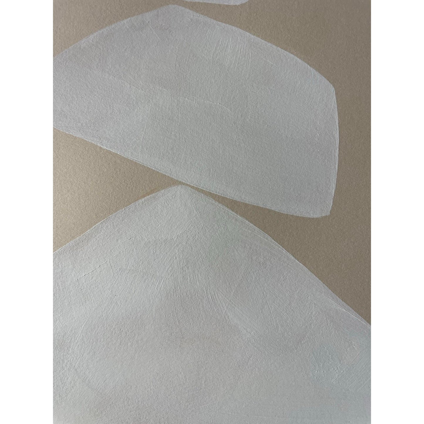 2026 "Nevicata" Abstract Minimalist Painting on Paper