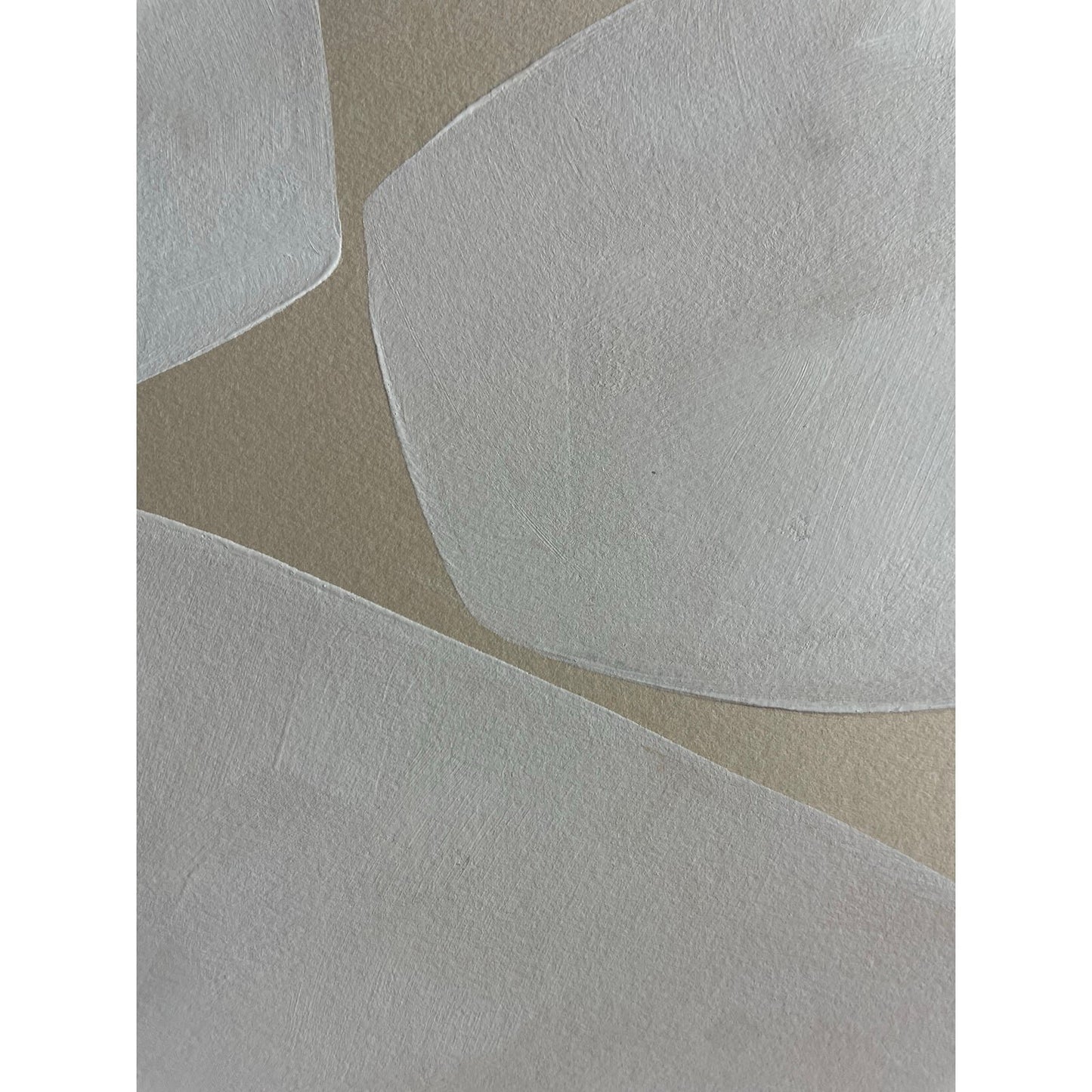 2026 Contemporary Abstract Minimalist Painting Gallery Wall Set of Three on Cotton Paper