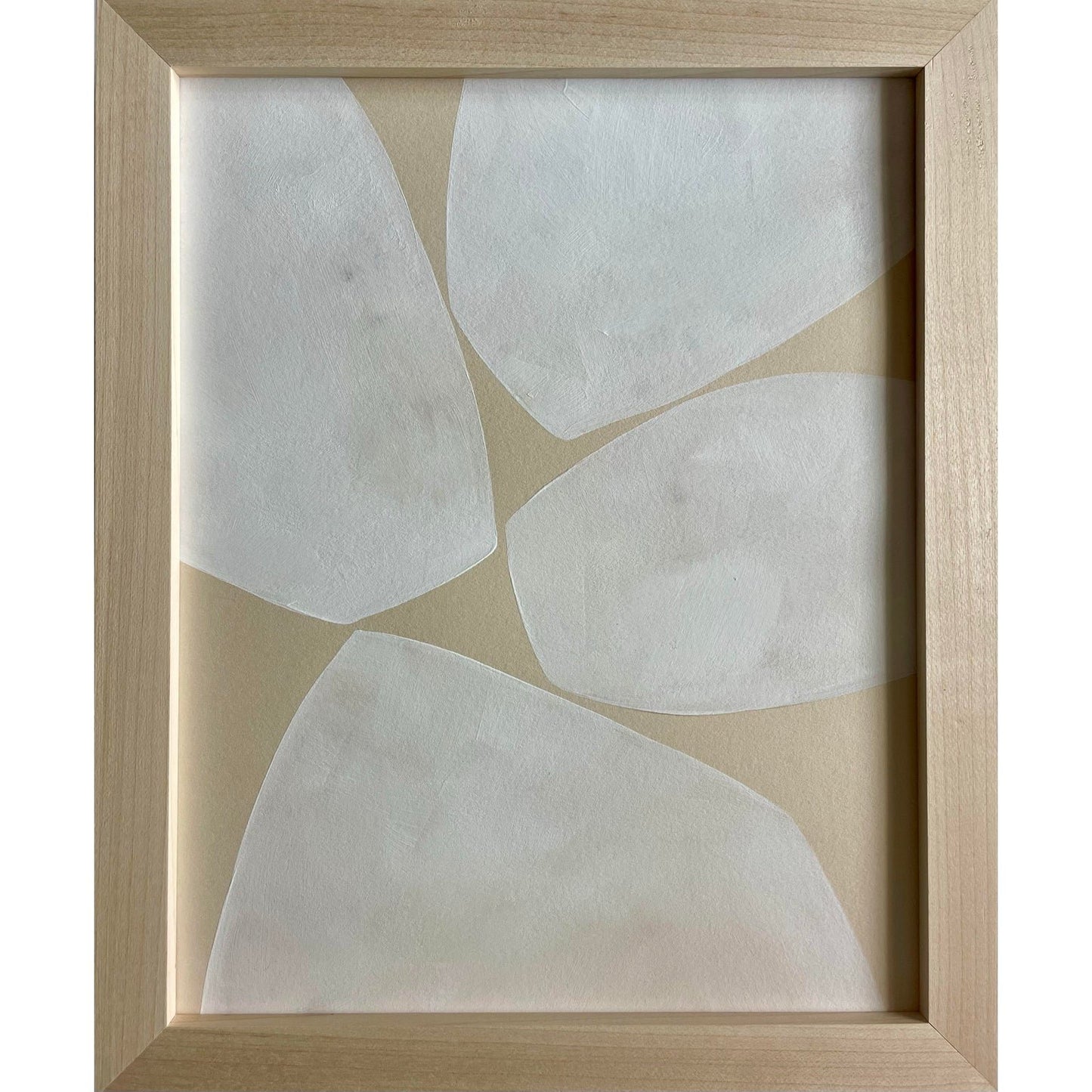 2026 Contemporary Abstract Minimalist Painting Gallery Wall Set of Three on Cotton Paper