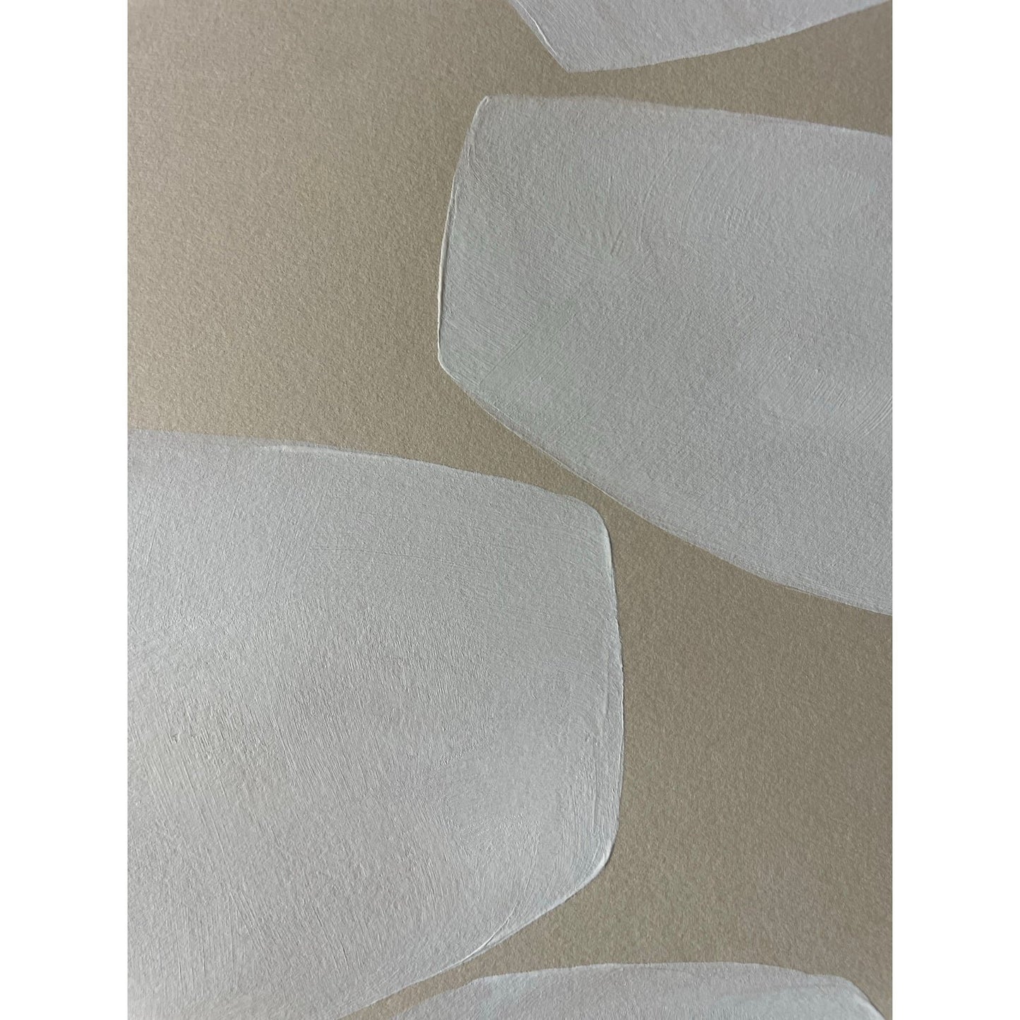 2026 Contemporary Abstract Minimalist Painting Gallery Wall Set of Three on Cotton Paper