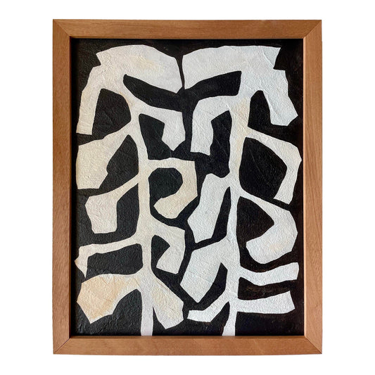 2025 "Gemelli" Contemporary Abstract Botanical Painting on Canvas