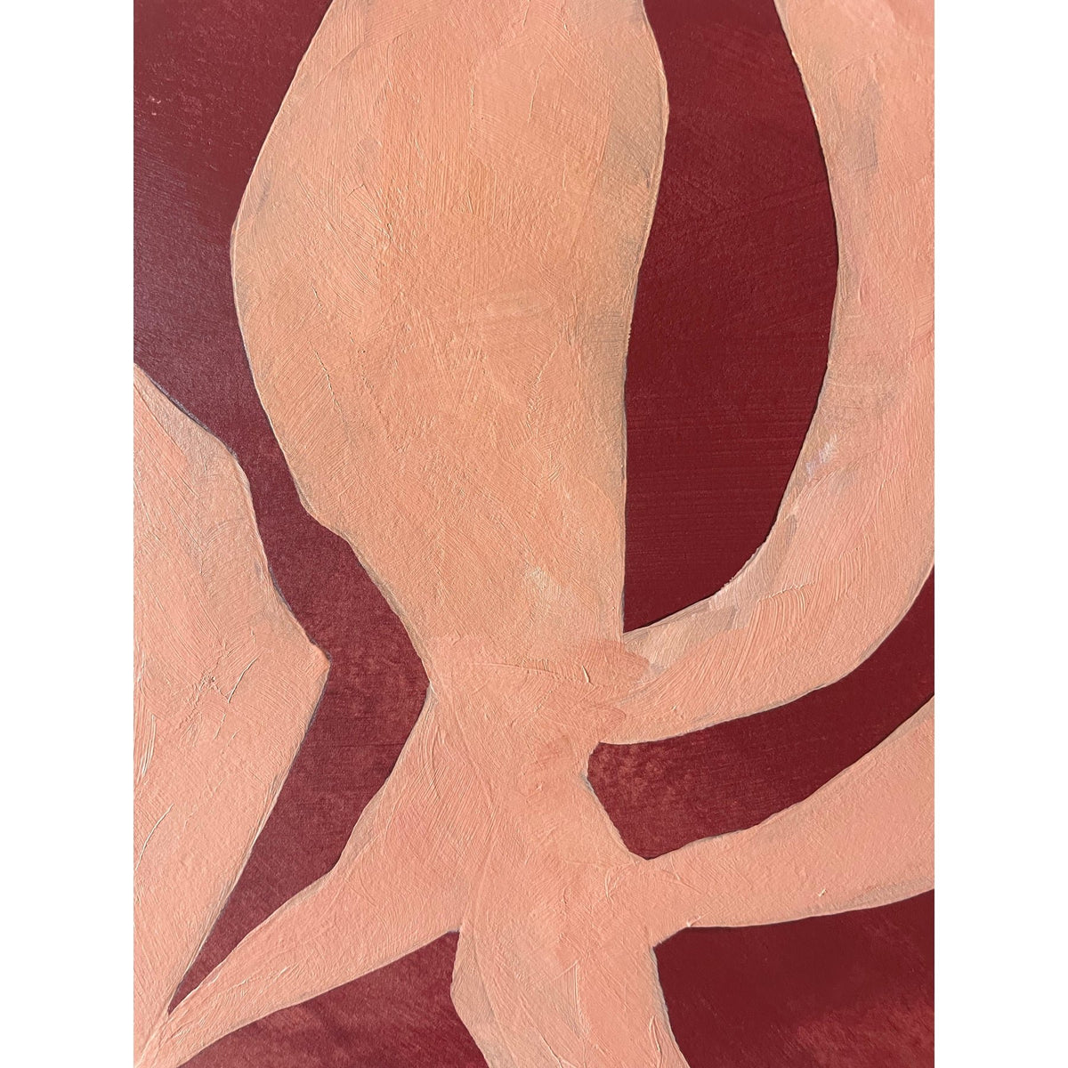 2026 "Primula" Abstract Botanical Painting on Paper