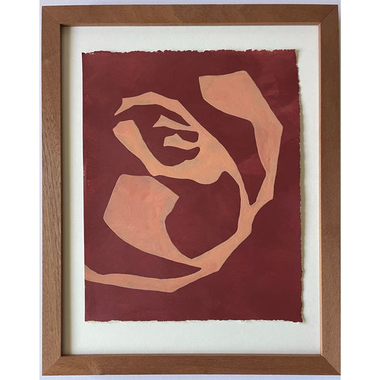 2026 "Piegare" Abstract Botanical Painting on Paper