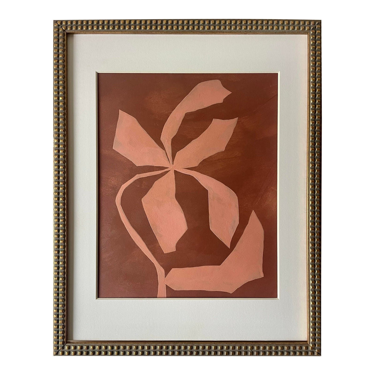2026 "La Pernacchia" Contemporary Abstract Botanical Painting on Paper