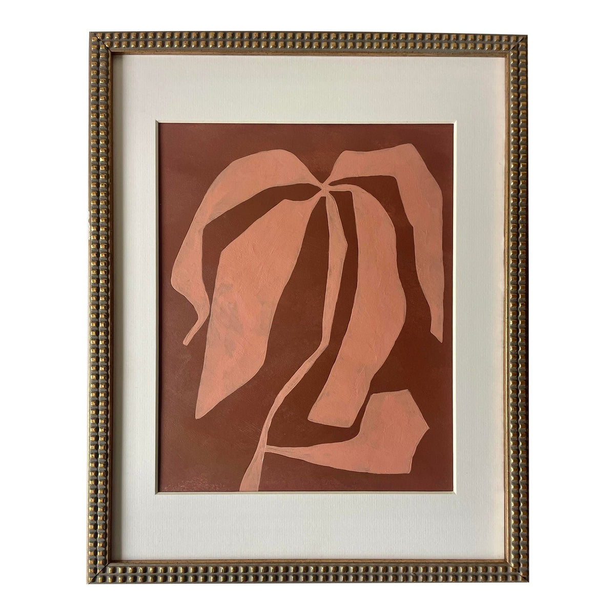 2026 "Di Lampone" Contemporary Abstract Botanical Painting on Cotton Paper