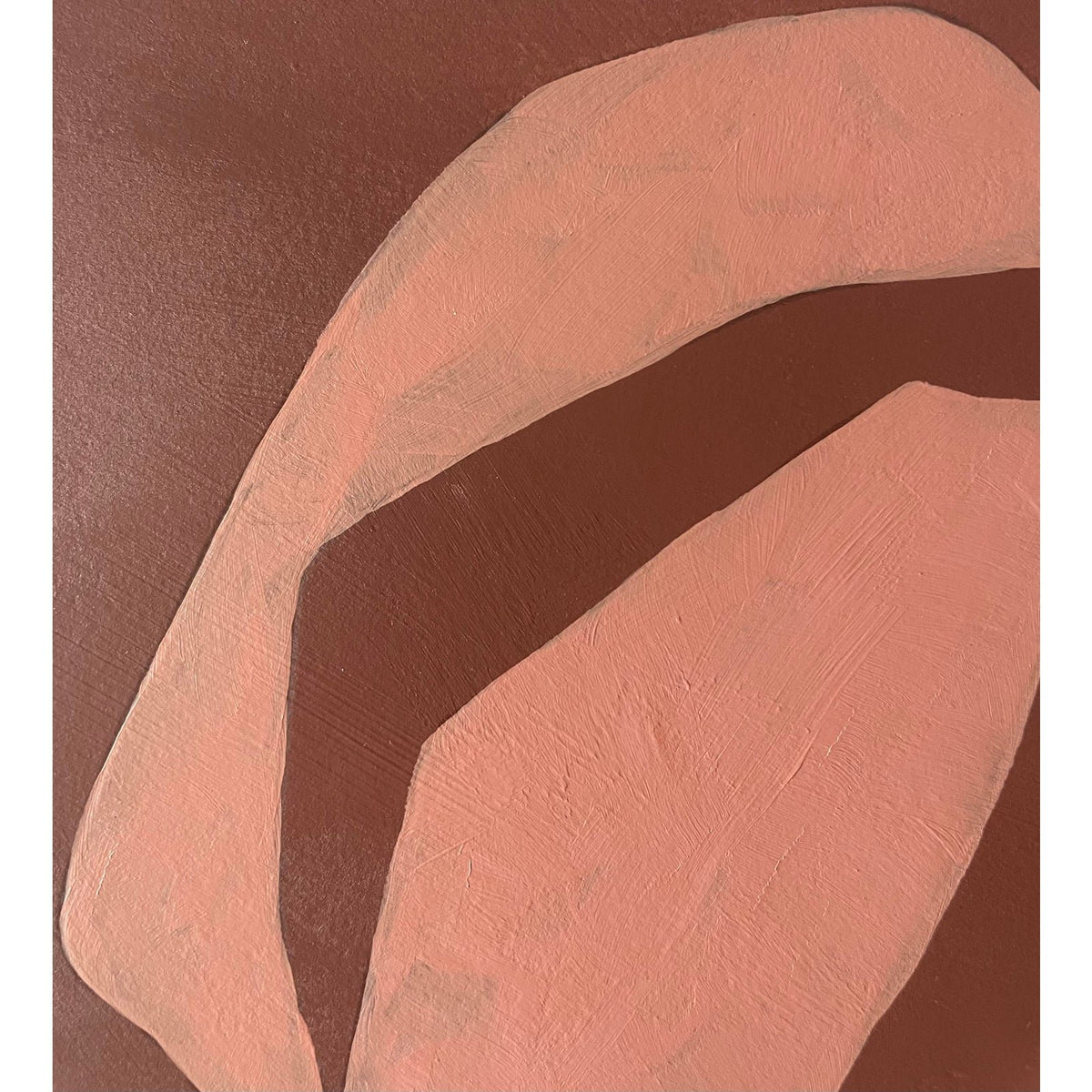 2026 "Di Lampone" Contemporary Abstract Botanical Painting on Cotton Paper