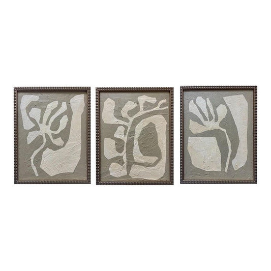 Contemporary Abstract Botanical Paintings on Canvas