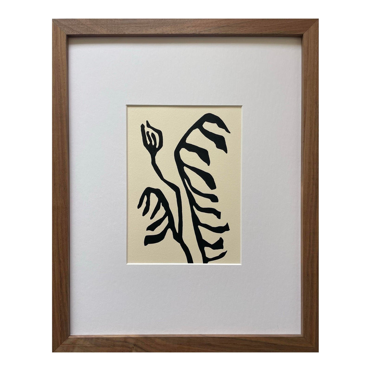 2026 "Il Decesso" Contemporary Abstract Botanical Painting on Cotton Paper