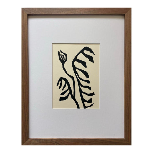 2026 "Il Decesso" Contemporary Abstract Botanical Painting on Cotton Paper
