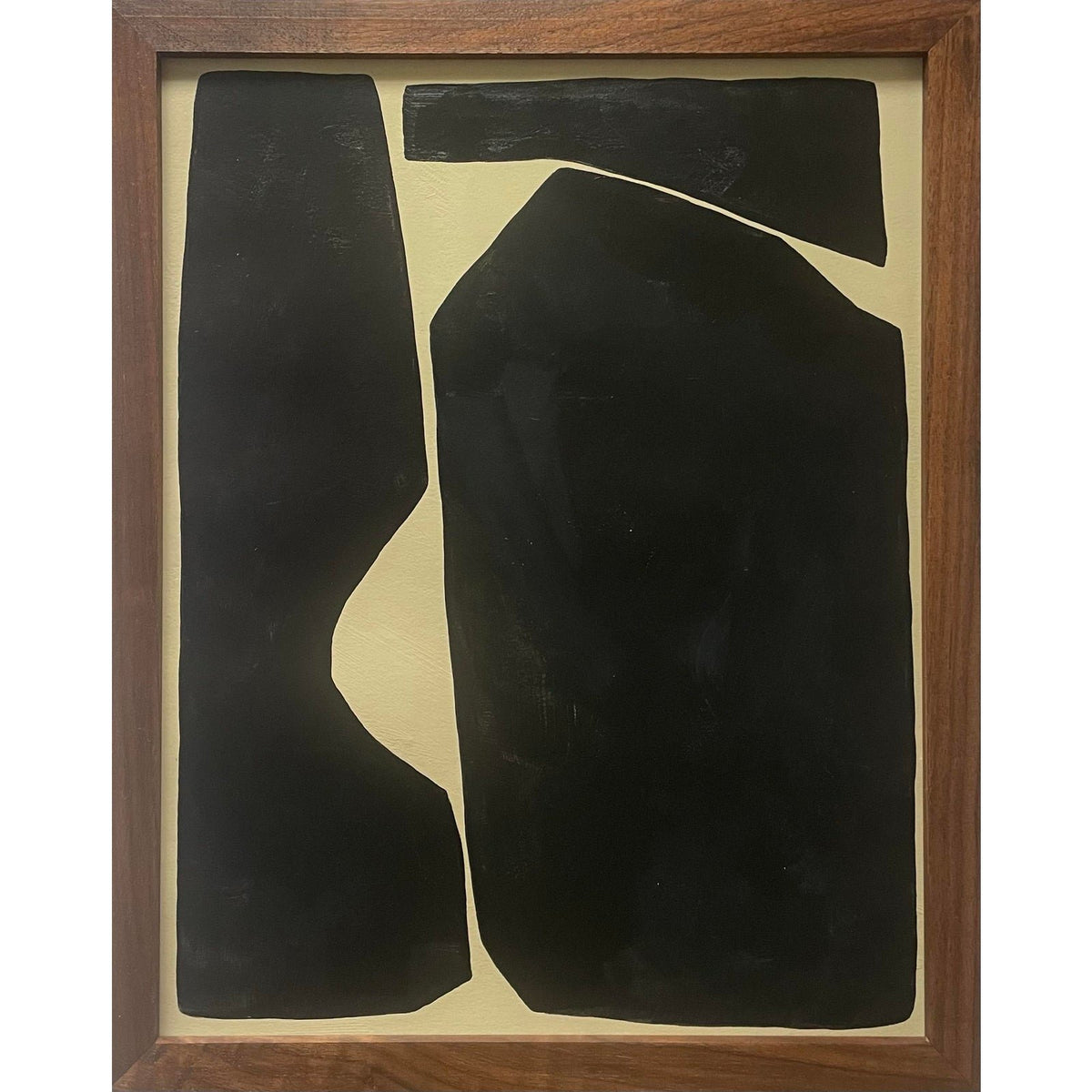 "Elementi" Contemporary Abstract Set of Four Minimalist Paintings on Cotton Paper