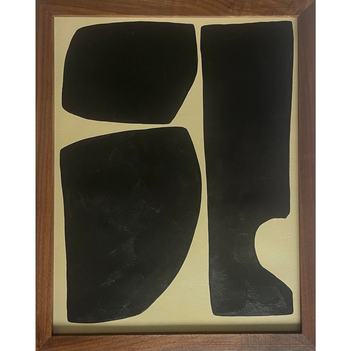 "Elementi" Contemporary Abstract Set of Four Minimalist Paintings on Cotton Paper