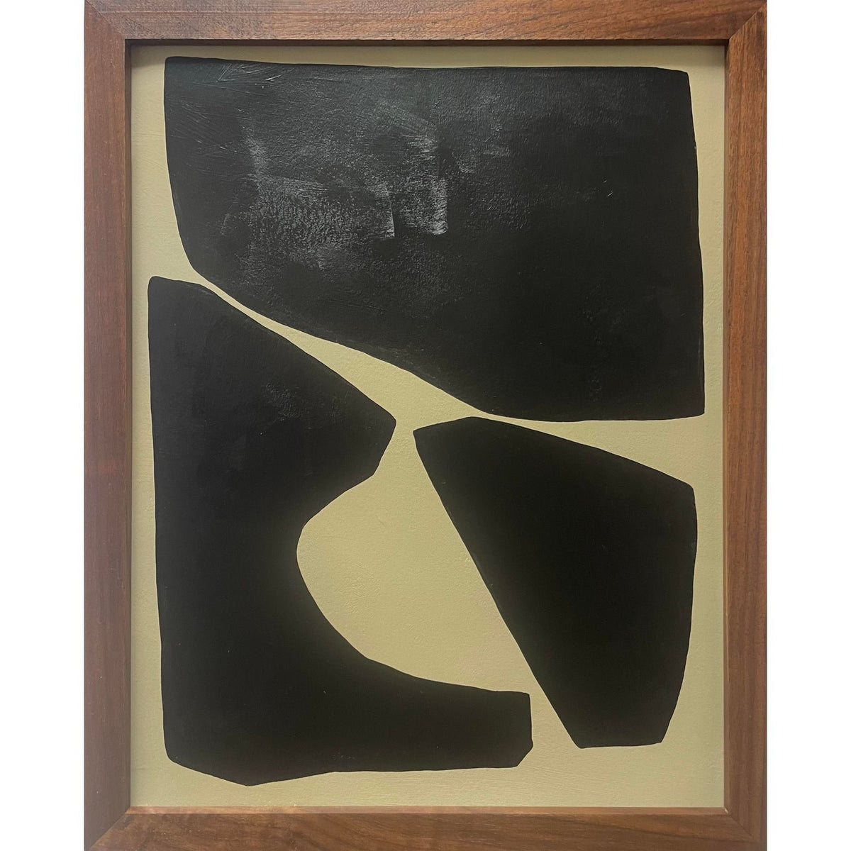 "Elementi" Contemporary Abstract Set of Four Minimalist Paintings on Cotton Paper