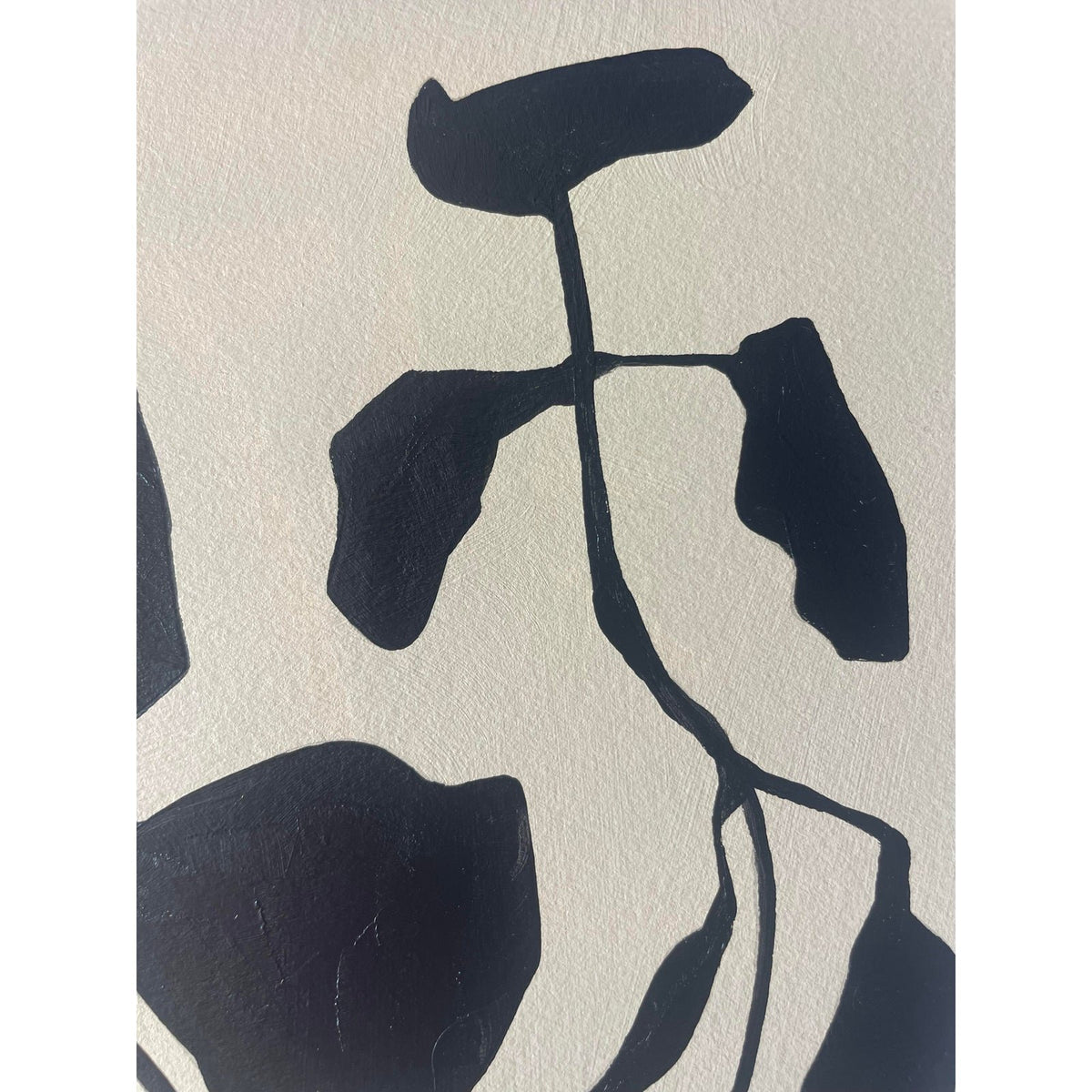 2026 "L'Aiuola Bruciata Series No. 2" Abstract Botanical Painting on Paper