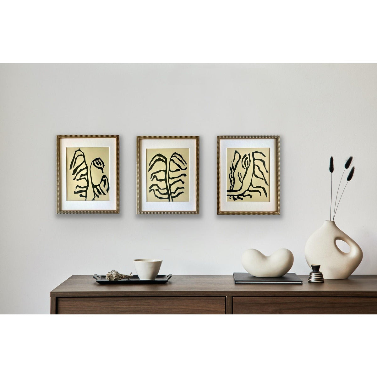 2026 "L'Aiuola Bruciata Series No. 4" Abstract Botanical Painting on Cotton Paper