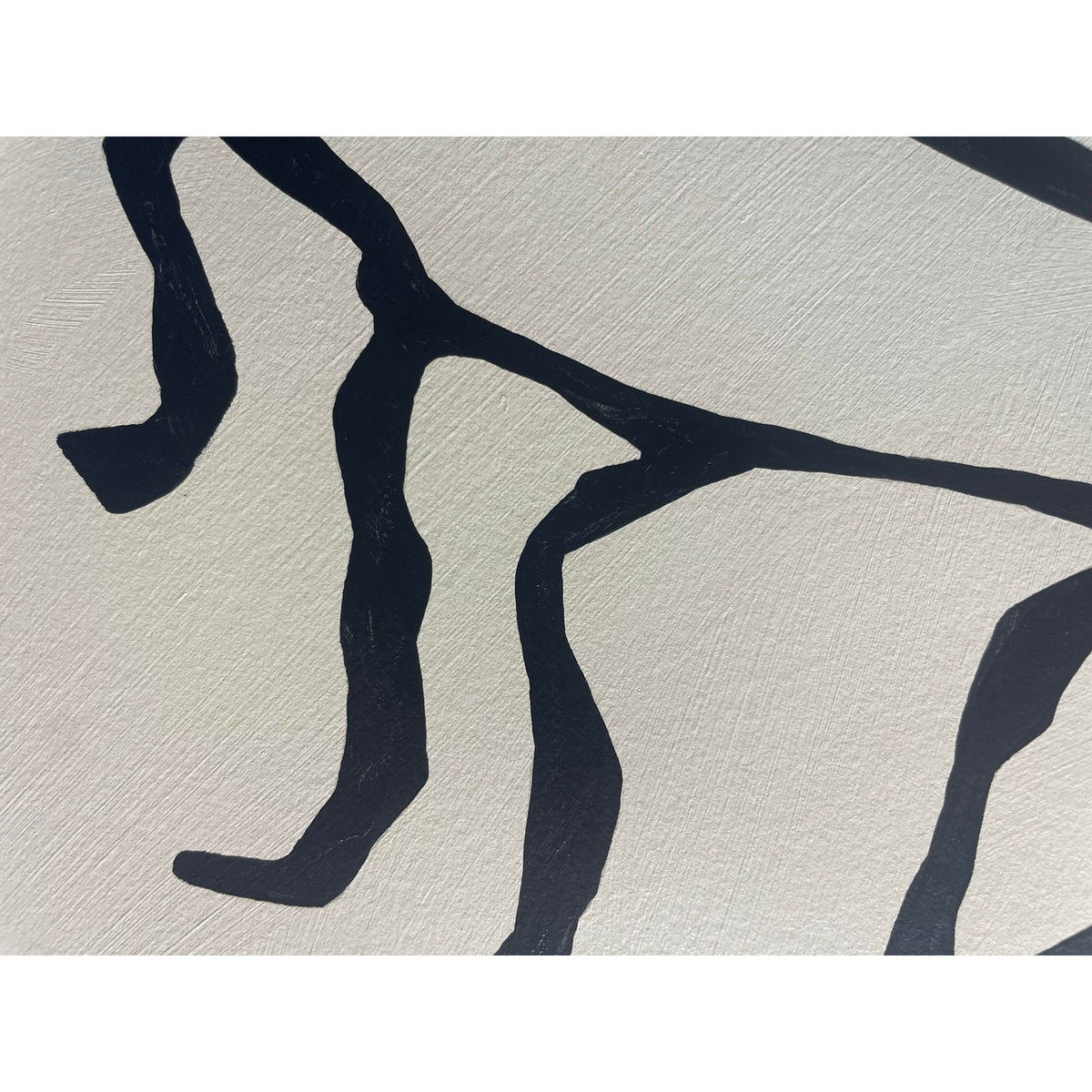 2026 "L'Aiuola Bruciata Series No. 4" Abstract Botanical Painting on Cotton Paper