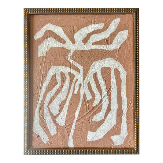 2026 "Le Dalie No. 1" Abstract Botanical Painting on Canvas
