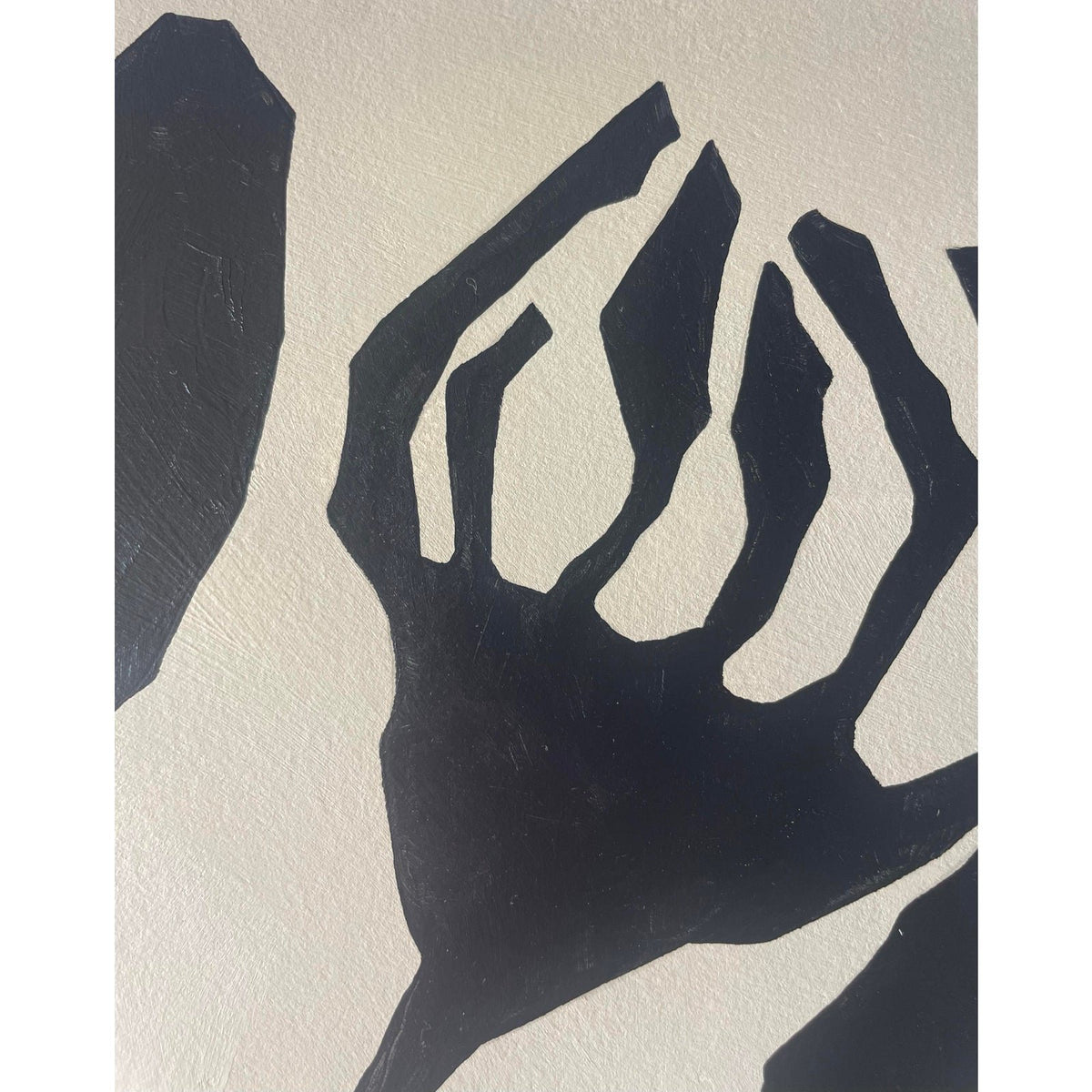 2026 "L'Aiuola Bruciata Series No. 7" Abstract Botanical Painting on Paper