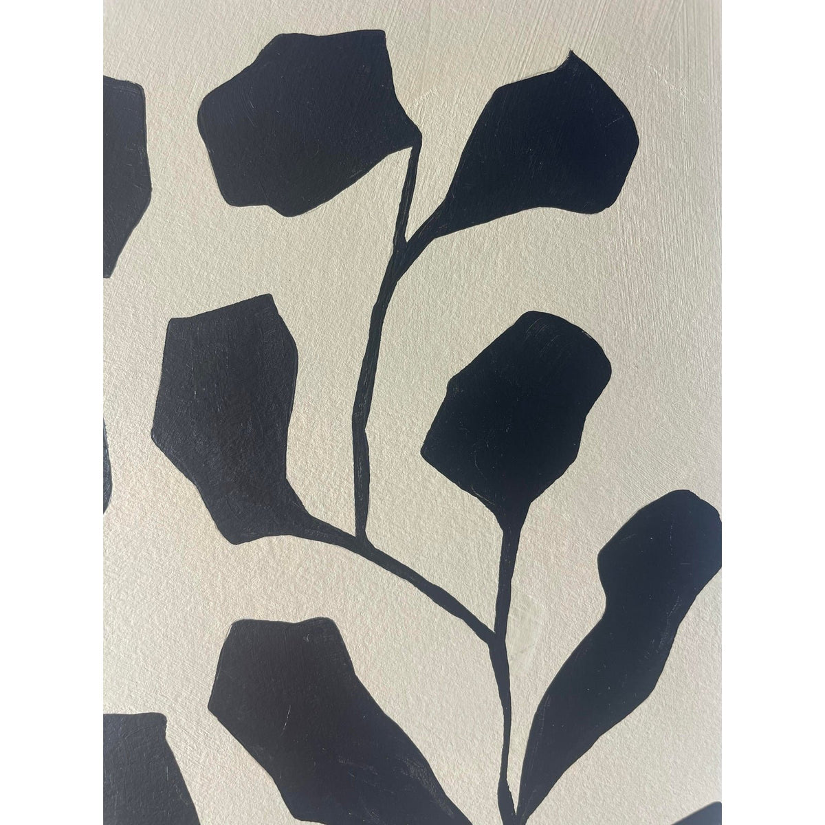 2026 "L'Aiuola Bruciata Series No. 9" Abstract Botanical Painting on Paper