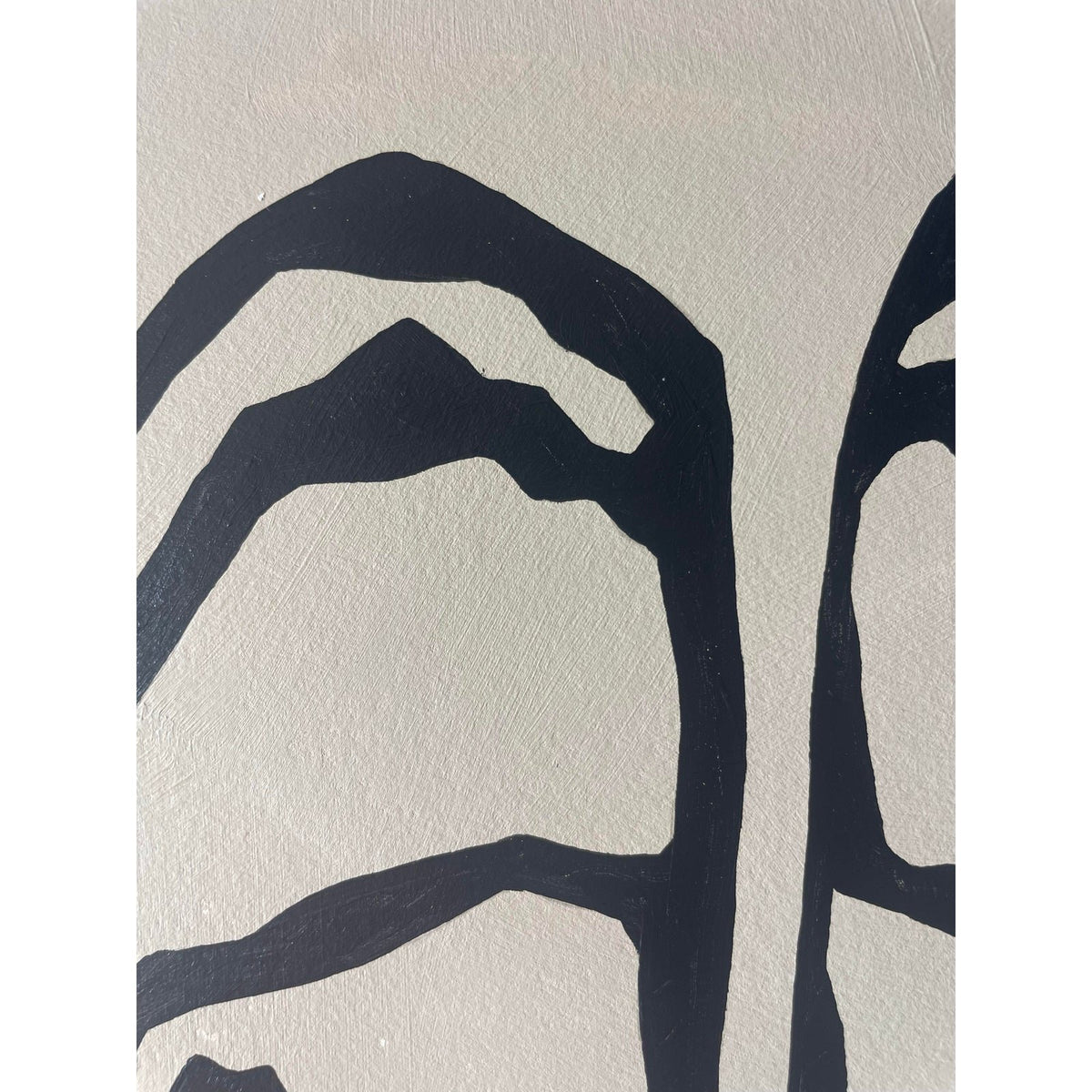 2026 "L'Aiuola Bruciata Series No. 5" Abstract Botanical Painting on Paper