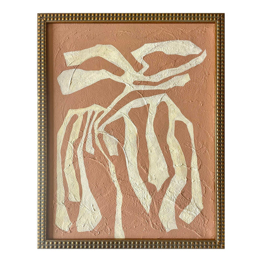 2026 "Le Dalie No. 2" Abstract Botanical Painting on Canvas