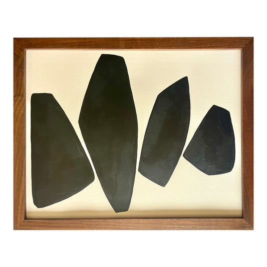 2026 "Il Tracollo" Abstract Minimalist Painting on Cotton Paper