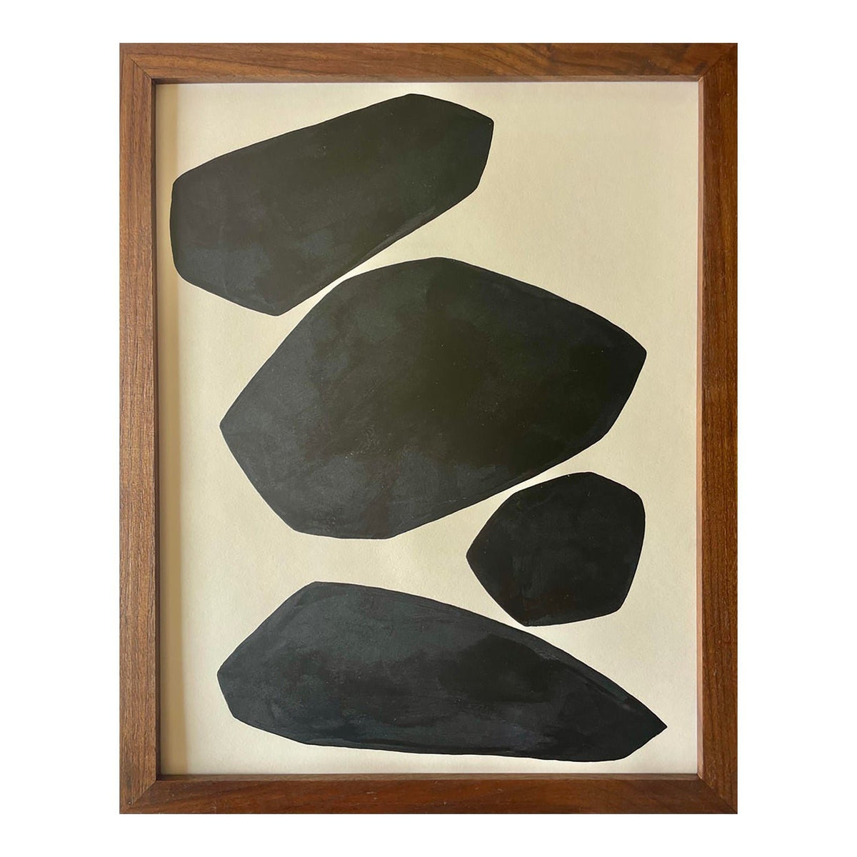2026 "Il Tizzone No. 3" Abstract Minimalist Painting on Paper