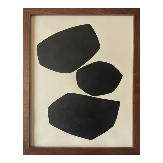 2026 "Il Tizzone No. 1" Abstract Minimalist Painting on Paper