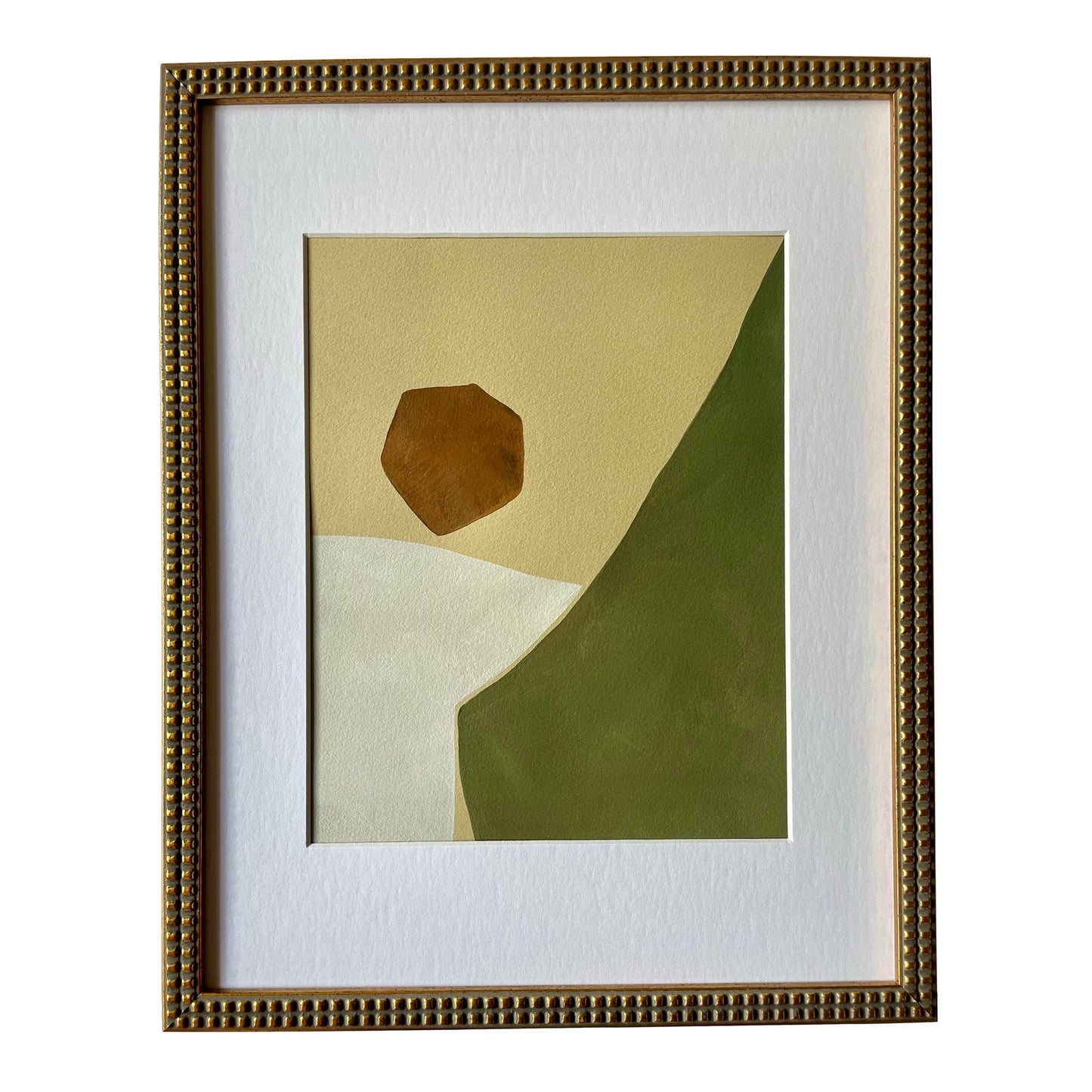 2025 " Zucca" Contemporary Abstract Painting on Paper