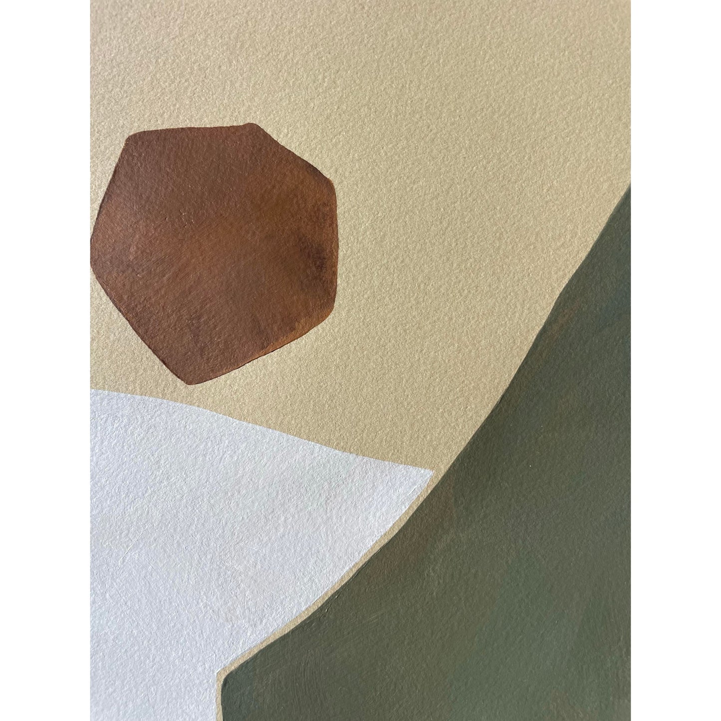 2025 " Zucca" Contemporary Abstract Painting on Paper