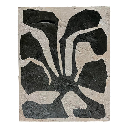 2025 "Investire" Abstract Minimalist Botanical Painting on Canvas