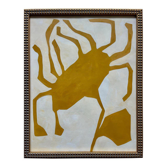 2025 "Pennacchio" Contemporary Abstract Botanical Painting on Paper