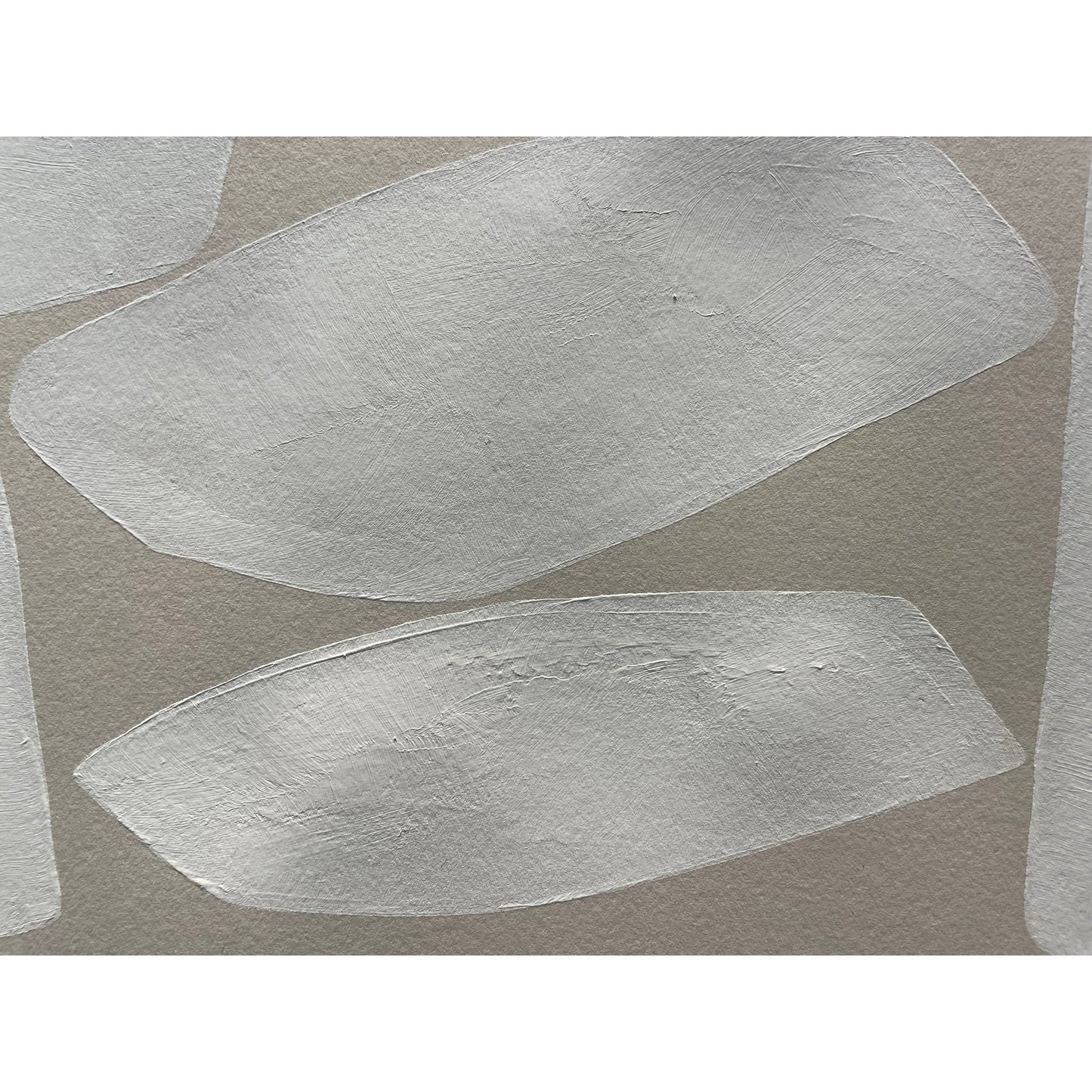 2025 "Fiocco Di Neve" Abstract Minimalist Painting on Paper