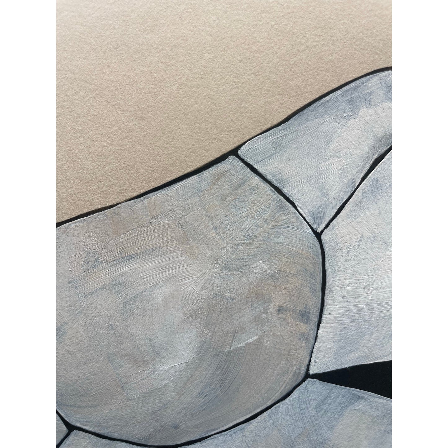 2025 "Signorile" Abstract Landscape Painting on Paper